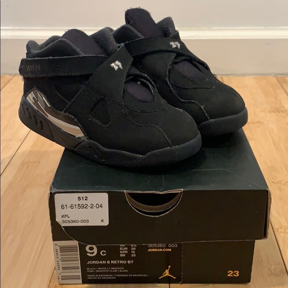 Toddler Jordan 8 Retro Size 9c - image 1